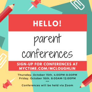 parent conference invitation
